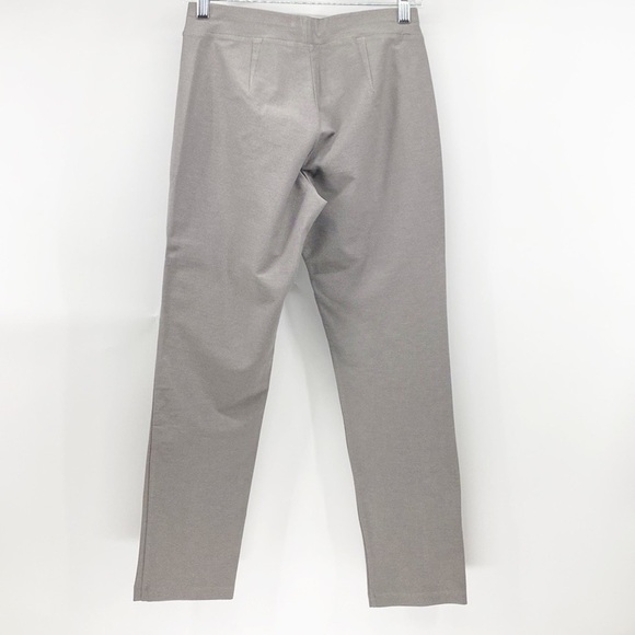 Eileen Fisher WASHABLE STRETCH CREPE PANT SLIM FIT, ANKLE LENGTH light grey - Picture 5 of 6